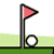 Panda Golf Icon